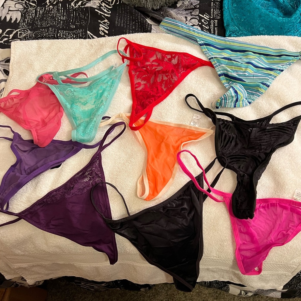 10 g strings panties size large /xl